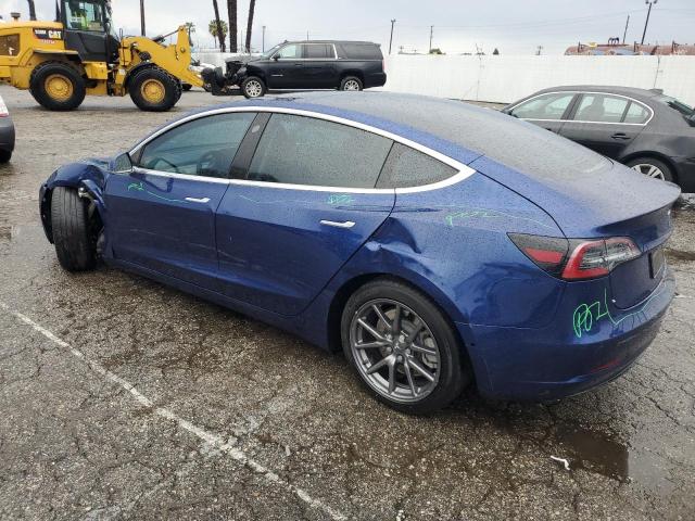 5YJ3E1EB9KF452614 - 2019 TESLA MODEL 3 BLUE photo 2