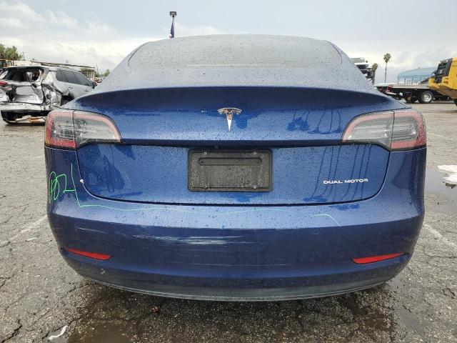 5YJ3E1EB9KF452614 - 2019 TESLA MODEL 3 BLUE photo 6