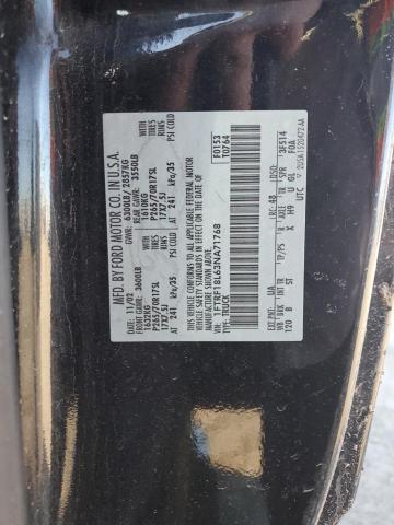 1FTRF18L63NA71768 - 2003 FORD F150 BLACK photo 12