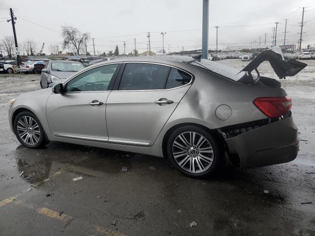 KNALN4D79E5129794 - 2014 KIA CADENZA PREMIUM GRAY photo 2