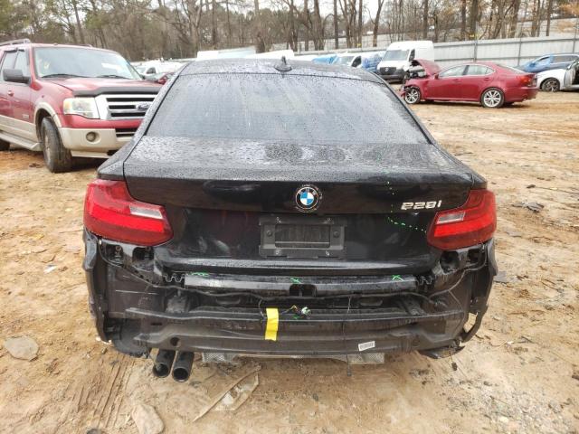 WBA1F9C53GV546672 - 2016 BMW 228 I SULEV BLACK photo 6