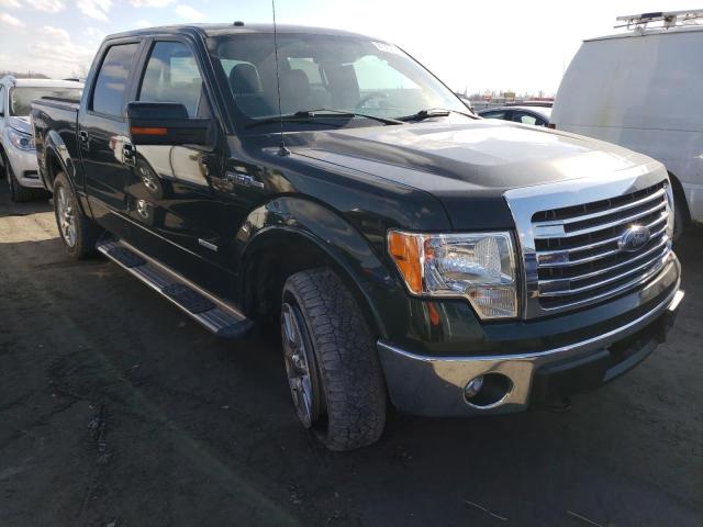 1FTFW1ET8DKD04253 - 2013 FORD F150 SUPERCREW GREEN photo 4