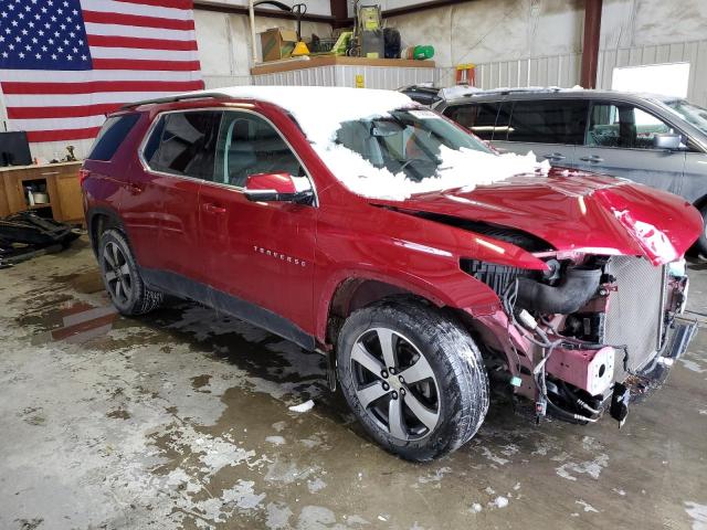 1GNEVHKW8LJ208267 - 2020 CHEVROLET TRAVERSE LT MAROON photo 4