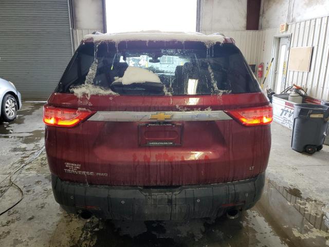 1GNEVHKW8LJ208267 - 2020 CHEVROLET TRAVERSE LT MAROON photo 6