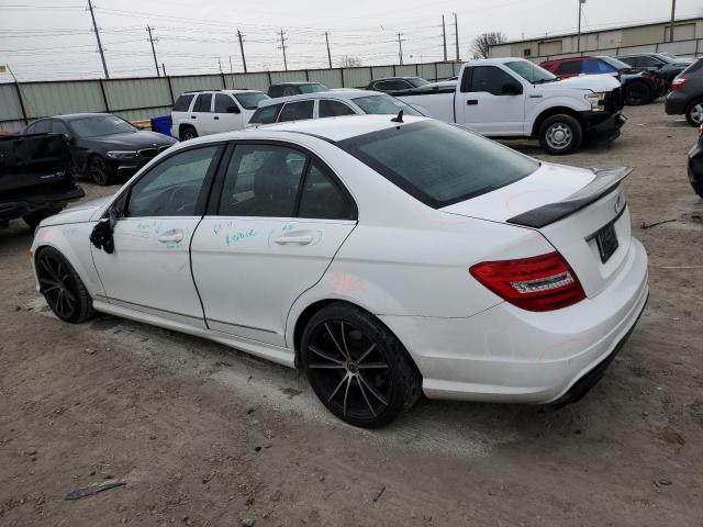 WDDGF4HB0DR266412 - 2013 MERCEDES-BENZ C 250 WHITE photo 2