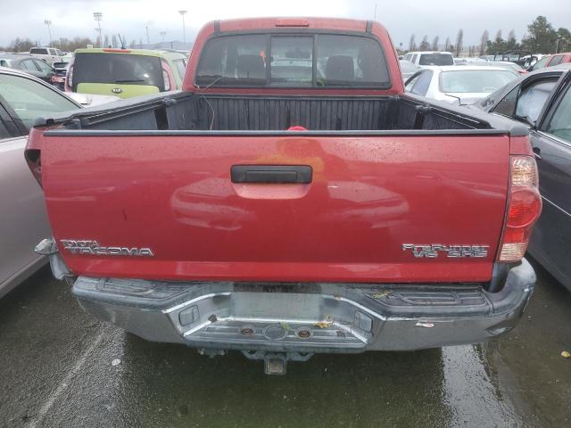 5TETU62N06Z180005 - 2006 TOYOTA TACOMA PRERUNNER ACCESS CAB BURGUNDY photo 6