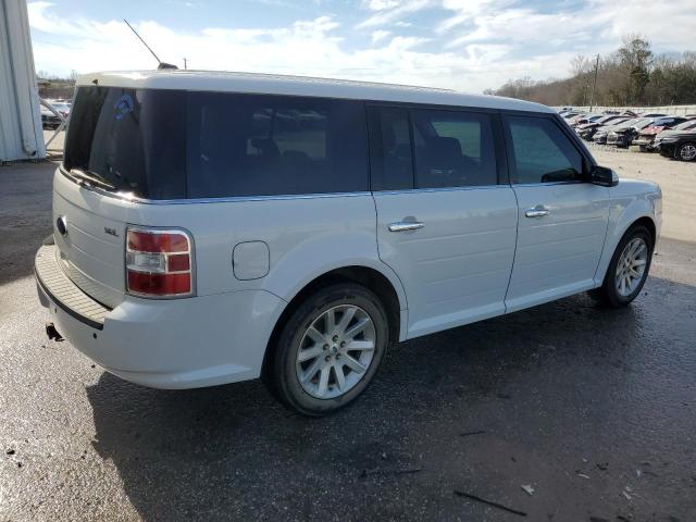 2FMGK5CC5BBD14915 - 2011 FORD FLEX SEL WHITE photo 3