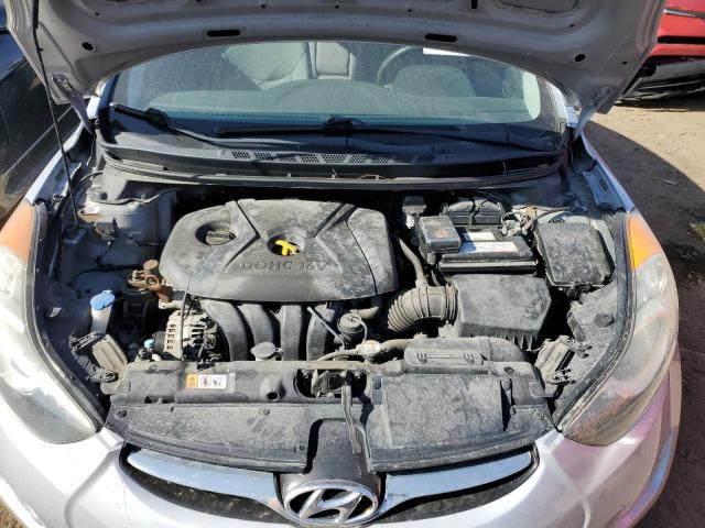 5NPDH4AE1DH290785 - 2013 HYUNDAI ELANTRA GLS SILVER photo 11