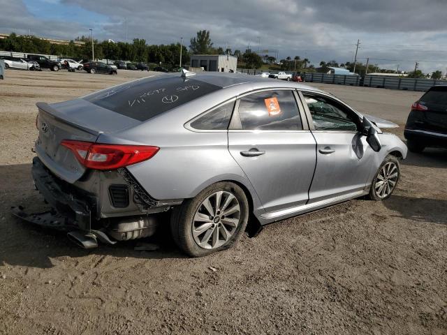 5NPE34AFXHH572697 - 2017 HYUNDAI SONATA SPORT SILVER photo 3