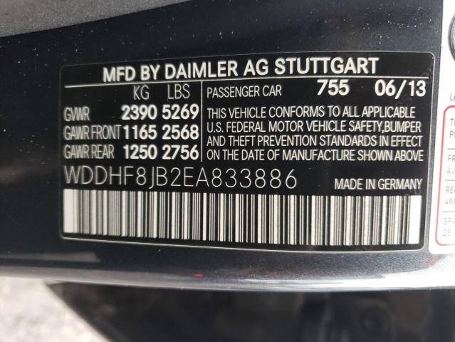 WDDHF8JB2EA833886 - 2014 MERCEDES-BENZ E 350 4MATIC BLUE photo 12