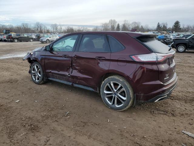 2FMPK4AP4JBB84494 - 2018 FORD EDGE SPORT BURGUNDY photo 2