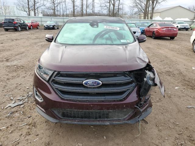 2FMPK4AP4JBB84494 - 2018 FORD EDGE SPORT BURGUNDY photo 5