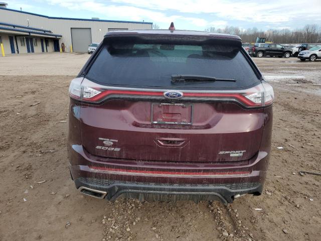 2FMPK4AP4JBB84494 - 2018 FORD EDGE SPORT BURGUNDY photo 6