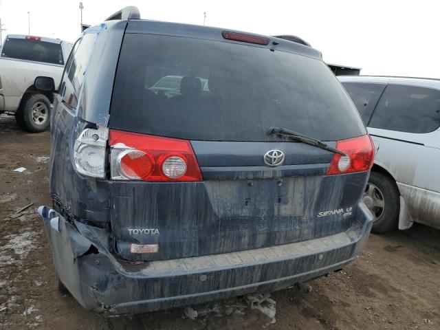 5TDBK23C17S003548 - 2007 TOYOTA SIENNA LE BLUE photo 6