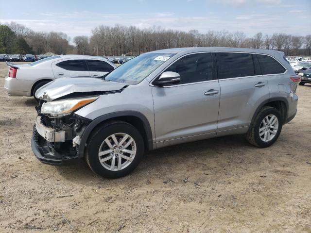 5TDZKRFH6FS081529 - 2015 TOYOTA HIGHLANDER LE SILVER photo 1