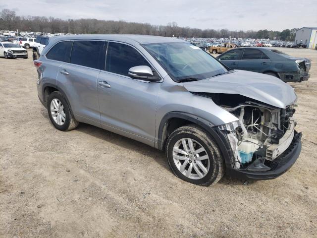 5TDZKRFH6FS081529 - 2015 TOYOTA HIGHLANDER LE SILVER photo 4