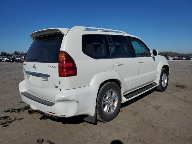 JTJBT20XX60102940 - 2006 LEXUS GX 470 WHITE photo 3