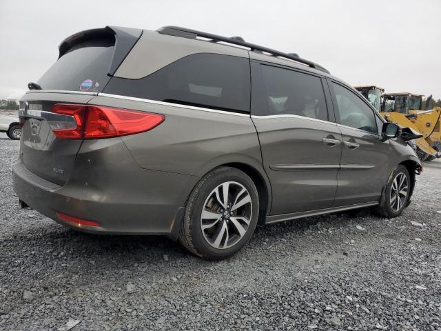 5FNRL6H94JB103199 - 2018 HONDA ODYSSEY ELITE GRAY photo 3