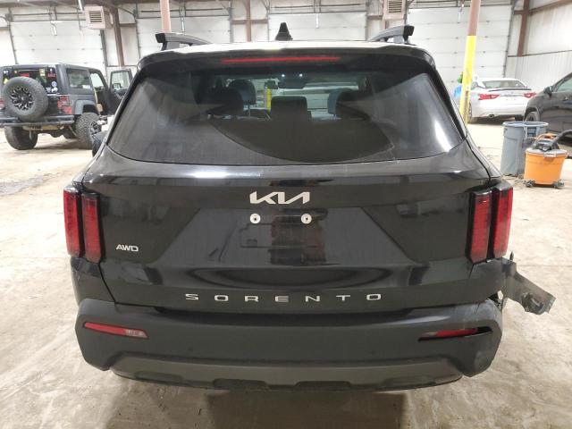 5XYRLDLC4NG085096 - 2022 KIA SORENTO S BLACK photo 6