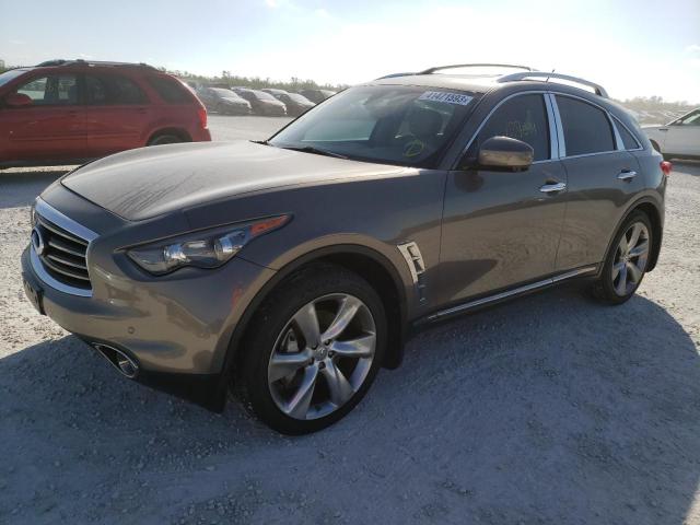 JN8BS1MW3DM100202 - 2013 INFINITI FX50 GRAY photo 1