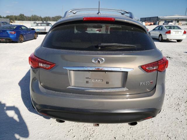 JN8BS1MW3DM100202 - 2013 INFINITI FX50 GRAY photo 6