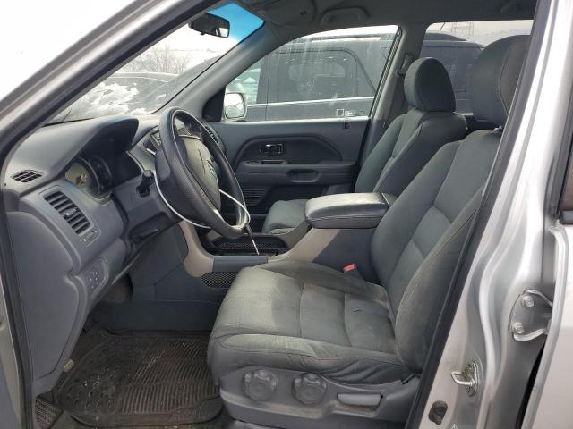 5FNYF18238B025842 - 2008 HONDA PILOT VP SILVER photo 7