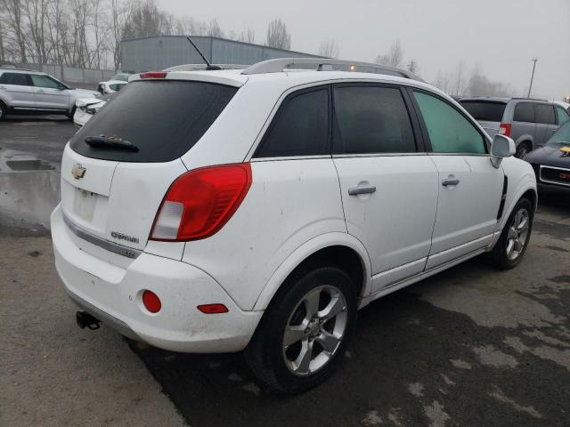 3GNAL4EK0ES674332 - 2014 CHEVROLET CAPTIVA LTZ WHITE photo 3