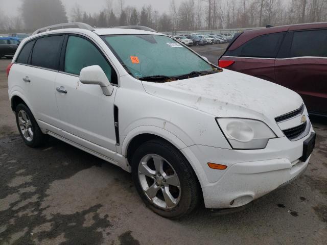 3GNAL4EK0ES674332 - 2014 CHEVROLET CAPTIVA LTZ WHITE photo 4