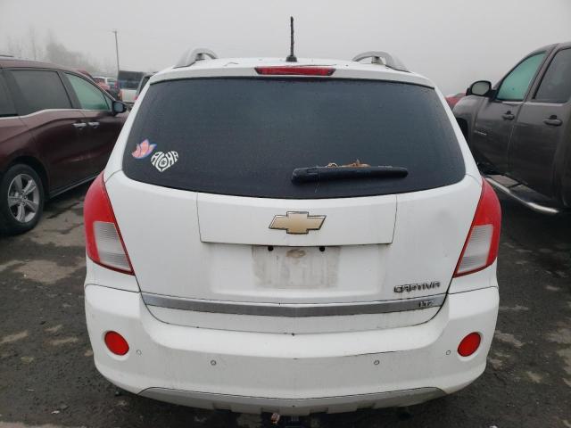 3GNAL4EK0ES674332 - 2014 CHEVROLET CAPTIVA LTZ WHITE photo 6