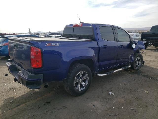 1GCGSDE35G1356872 - 2016 CHEVROLET COLORADO Z71 BLUE photo 3