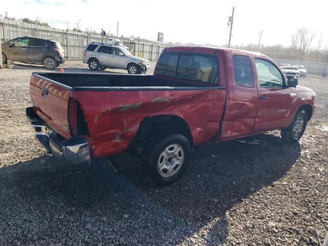 5TFTX4CN9BX006221 - 2011 TOYOTA TACOMA ACCESS CAB RED photo 3