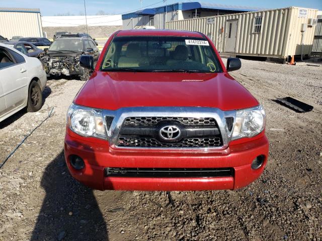 5TFTX4CN9BX006221 - 2011 TOYOTA TACOMA ACCESS CAB RED photo 5