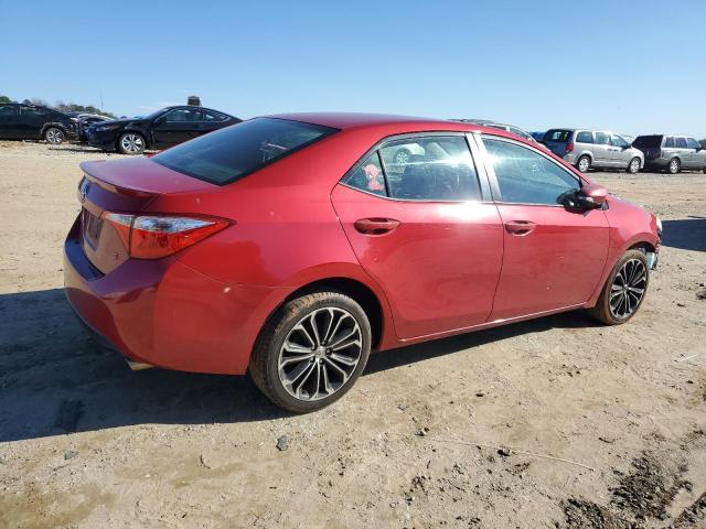 2T1BURHE4EC204623 - 2014 TOYOTA COROLLA L RED photo 3