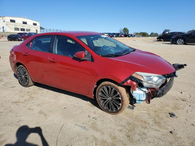 2T1BURHE4EC204623 - 2014 TOYOTA COROLLA L RED photo 4