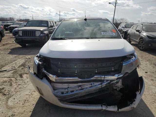 2FMDK4JC7CBA02967 - 2012 FORD EDGE SEL WHITE photo 5