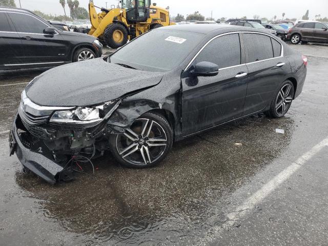 1HGCR2F36HA124183 - 2017 HONDA ACCORD LX BLACK photo 1