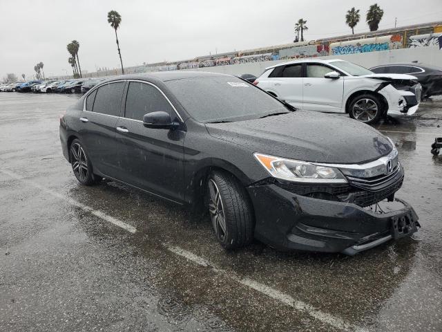 1HGCR2F36HA124183 - 2017 HONDA ACCORD LX BLACK photo 4