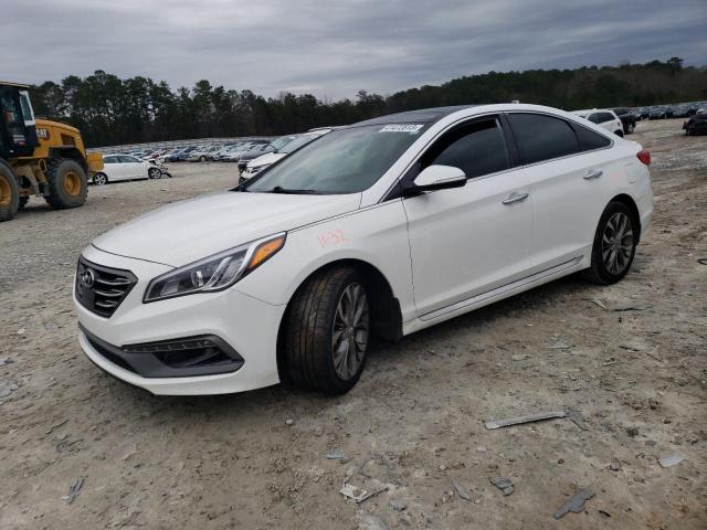 5NPE34AB2HH495093 - 2017 HYUNDAI SONATA SPORT WHITE photo 1