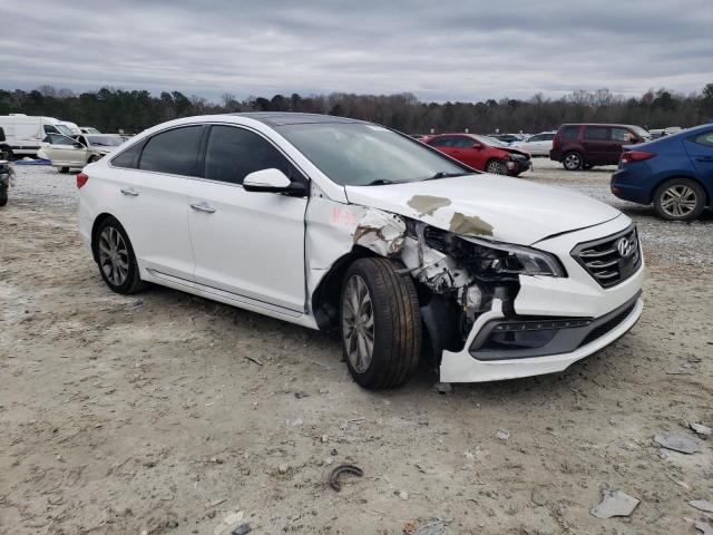 5NPE34AB2HH495093 - 2017 HYUNDAI SONATA SPORT WHITE photo 4