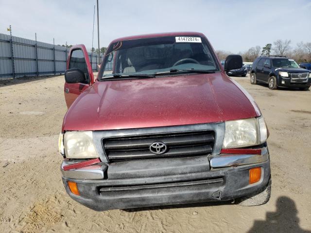 4TAWN72N5YZ679845 - 2000 TOYOTA TACOMA XTRACAB RED photo 5