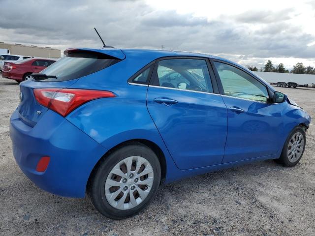 KMHD35LH1HU381719 - 2017 HYUNDAI ELANTRA GT BLUE photo 3