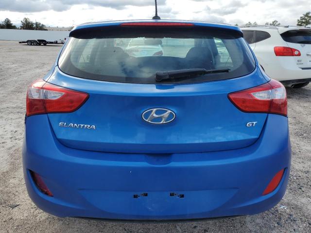 KMHD35LH1HU381719 - 2017 HYUNDAI ELANTRA GT BLUE photo 6