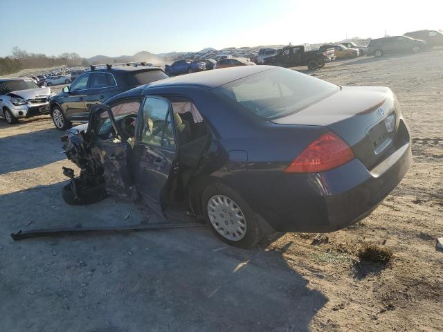 1HGCM56187A031310 - 2007 HONDA ACCORD VALUE BLUE photo 2