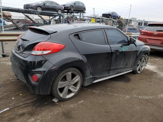 KMHTC6AE5FU229742 - 2015 HYUNDAI VELOSTER TURBO BLACK photo 3