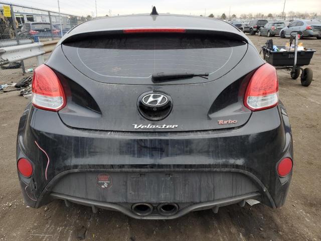 KMHTC6AE5FU229742 - 2015 HYUNDAI VELOSTER TURBO BLACK photo 6