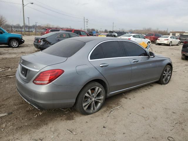 55SWF4KB4GU109960 - 2016 MERCEDES-BENZ C 300 4MATIC SILVER photo 3