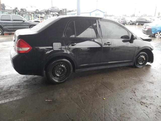 3N1BC11E99L446800 - 2009 NISSAN VERSA S BLACK photo 3