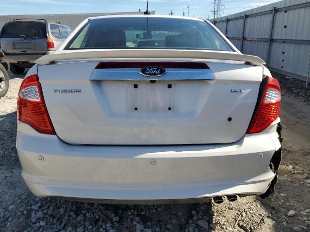 3FAHP0JAXCR435544 - 2012 FORD FUSION SEL WHITE photo 6