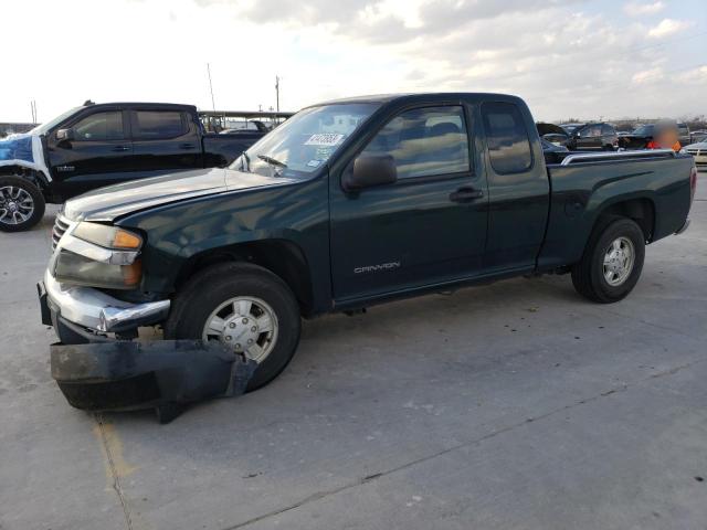 1GTCS196748216472 - 2004 GMC CANYON GREEN photo 1