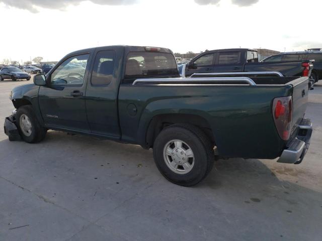 1GTCS196748216472 - 2004 GMC CANYON GREEN photo 2